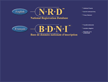 Tablet Screenshot of nrd.ca